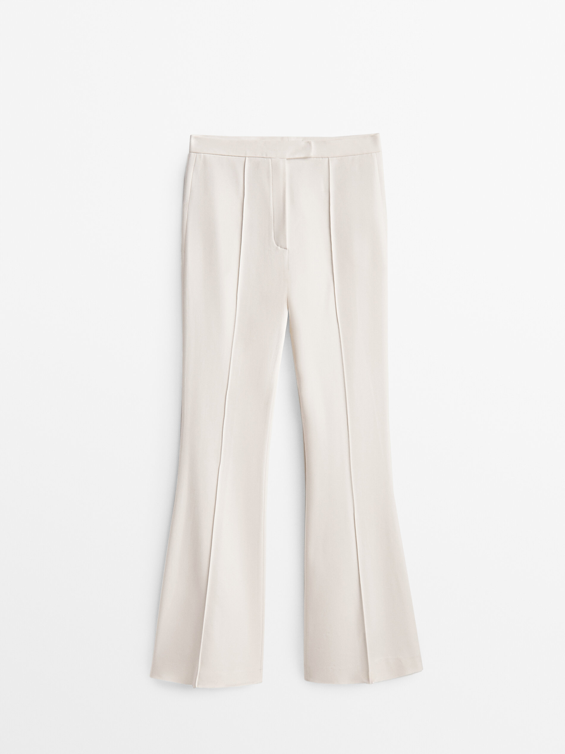 

Брюки женские Massimo Dutti 05020601251 белые 38, 05020601251