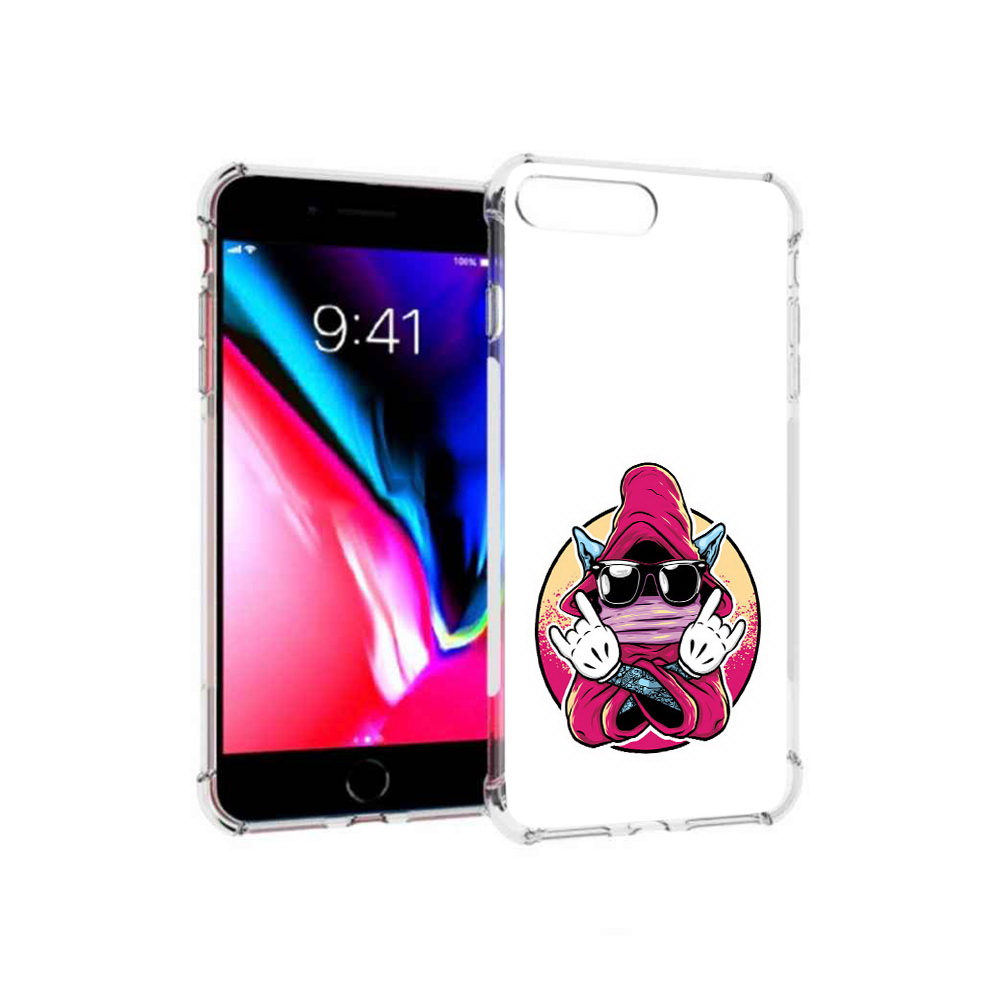 

Чехол MyPads Tocco для Apple iPhone 8 Plus йоу (PT70866.609.382), Прозрачный, Tocco