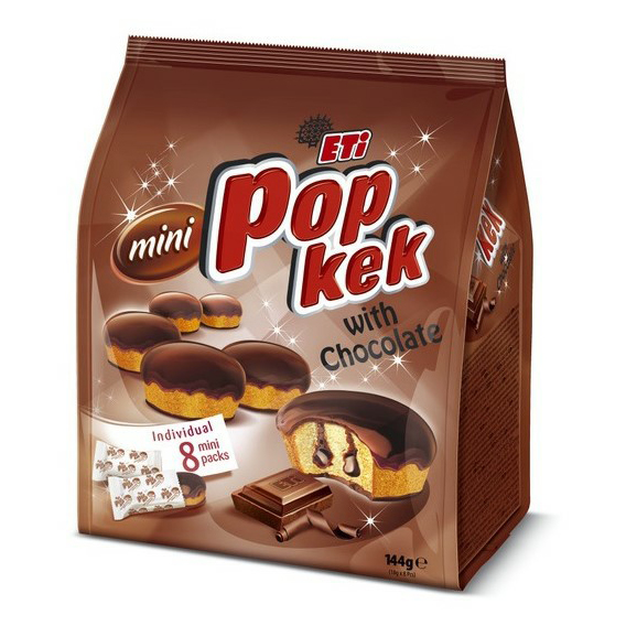

Кексы ETi Pop Kek бисквитные с шоколадным кремом 144 г