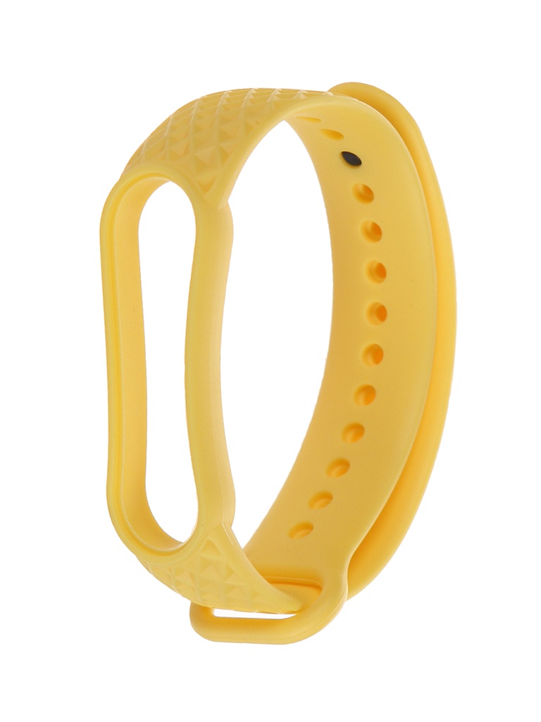 

Ремешок Zibelino для Mi Band 5/6 Silicone Waffle Yellow ZBS-W-XIMB5-YEL, Желтый, Mi Band 5/6