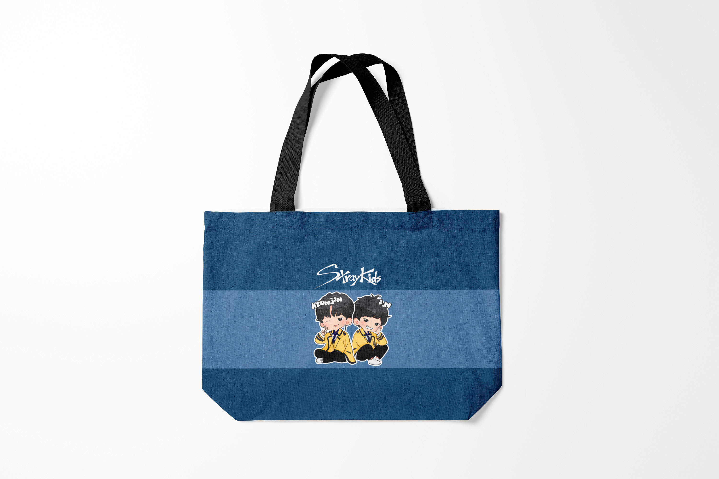 

Сумка шoппер унисекс Burnettie Stray Kids, черный, Stray Kids