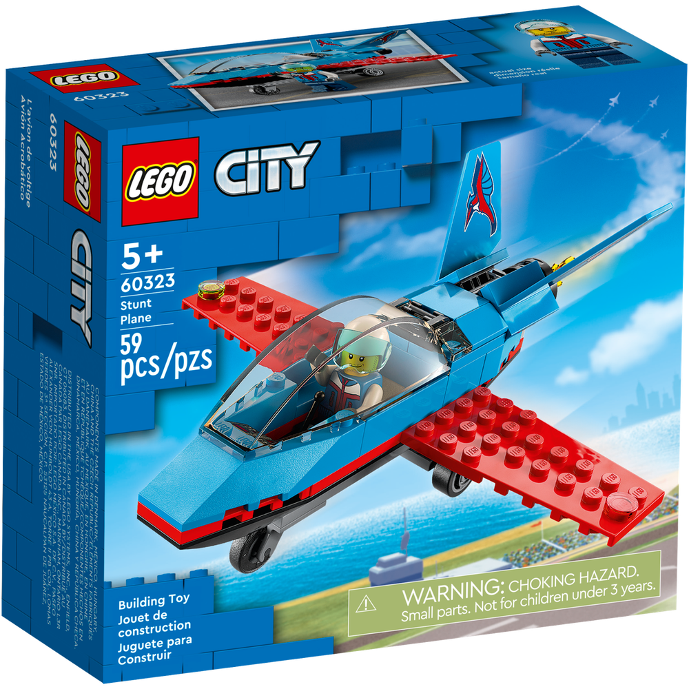 Конструктор LEGO City Трюковый самолёт 60323 конструктор lego имперский транспорт 75217