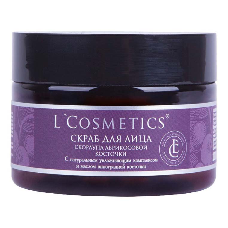 

Скраб для лица L'Cosmetics со скорлупой абрикосовой косточки 100 мл