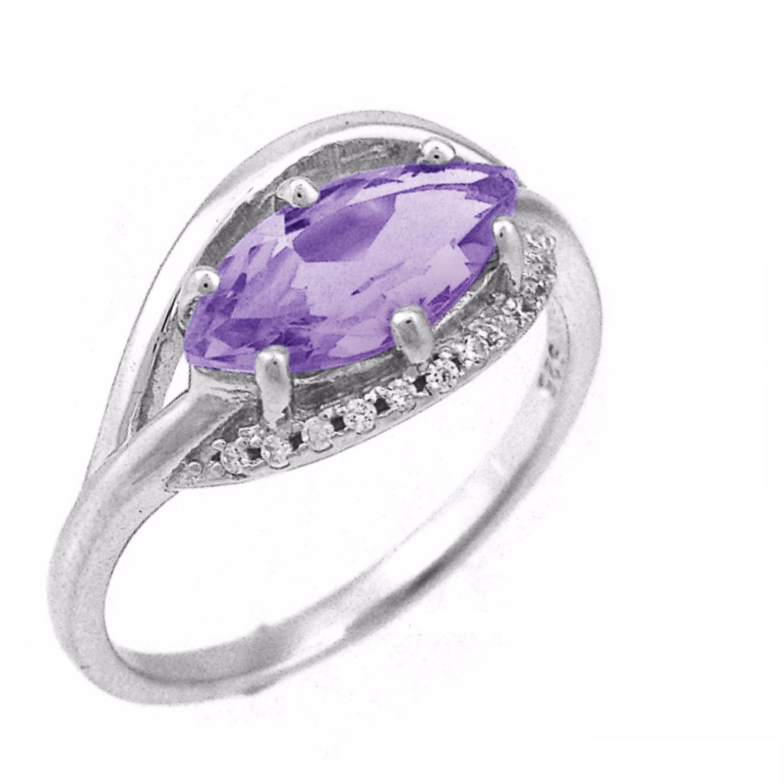 

Кольцо из серебра р. 18 Balex Jewellery 1405937242, аметист\фианит, 1405937242