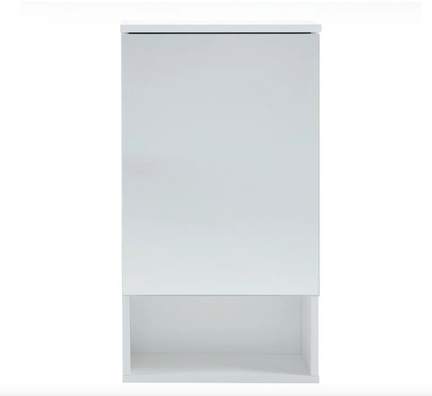 фото Клик мебель зеркало-шкаф вега 5002 белое, 50 х 13,6 х 70 см