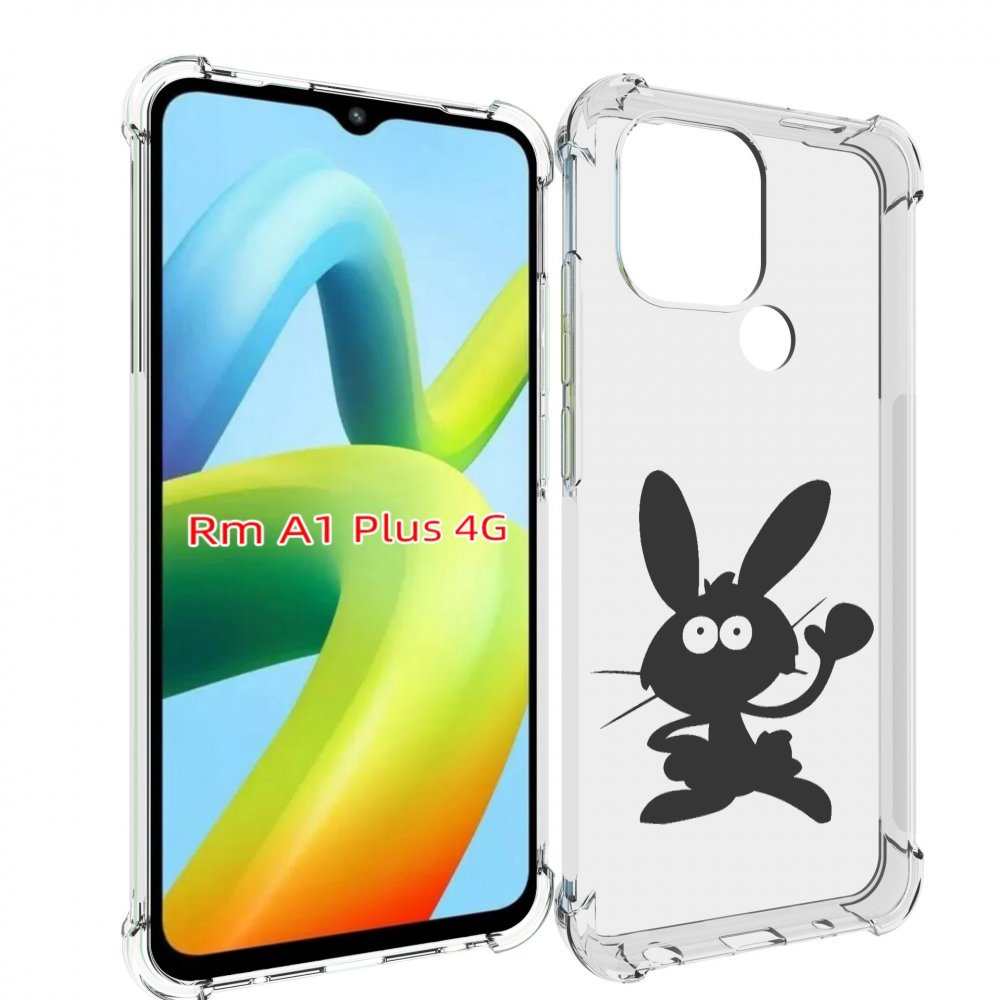 

Чехол MyPads Заяц для Xiaomi Redmi A1 Plus +, Прозрачный, Tocco