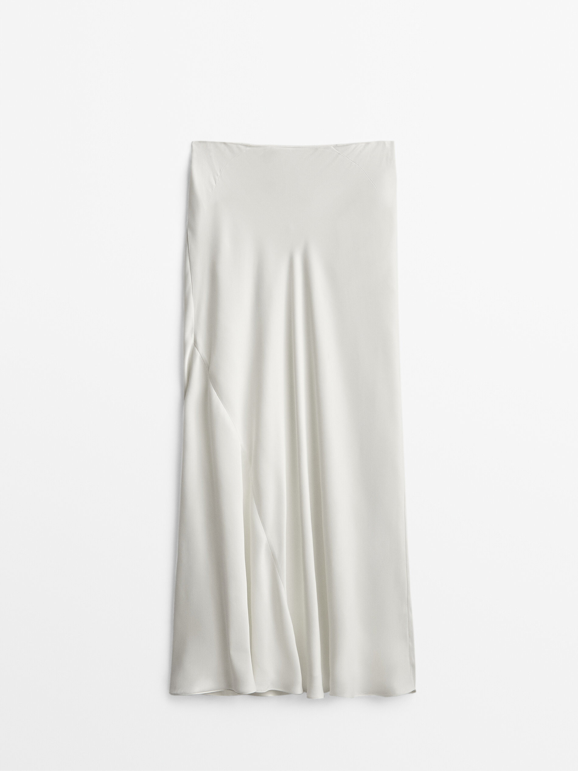 

Юбка женская Massimo Dutti 09005952250 белая L, 09005952250