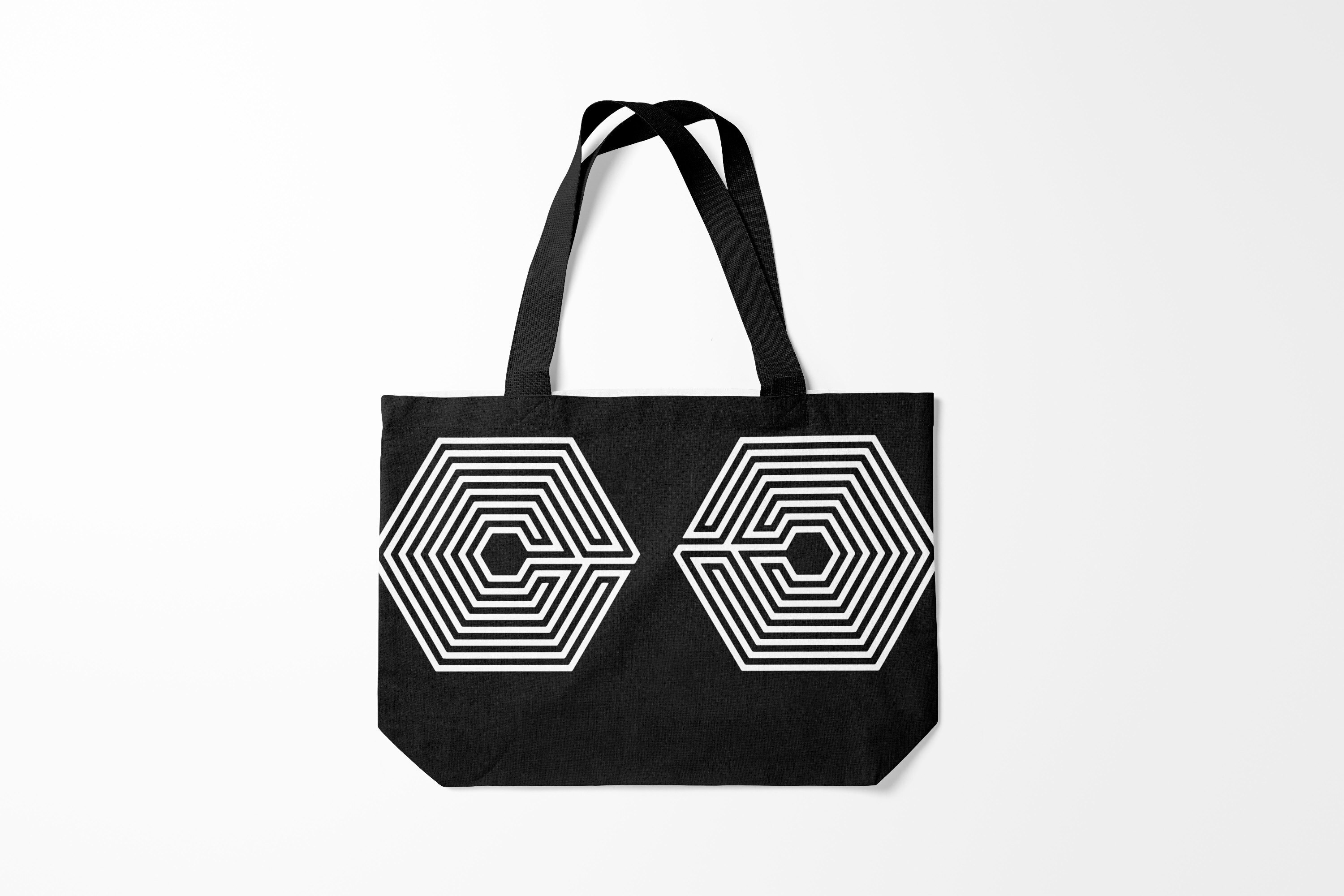 

Сумка шoппер унисекс Burnettie Exo, черный, Exo