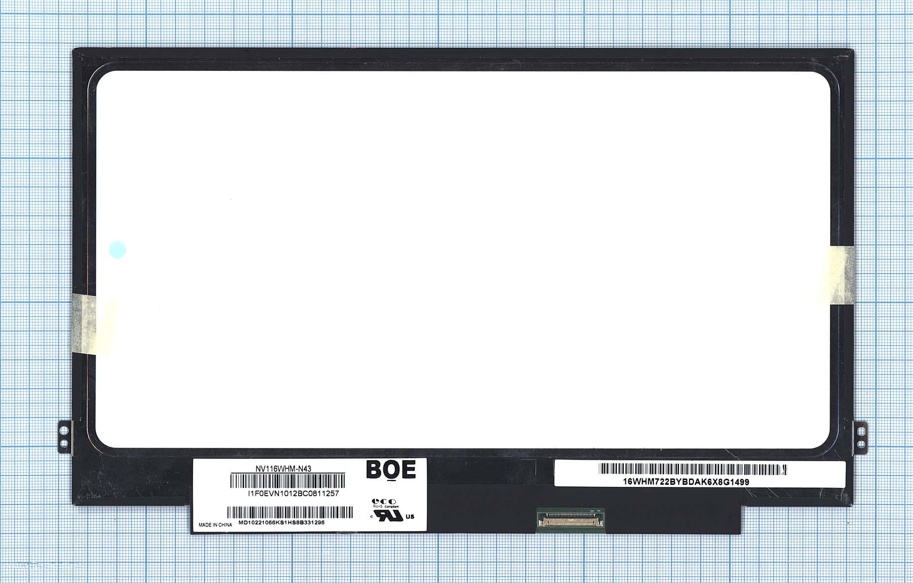 

Матрица ОЕМ для ноутбука NV116WHM-N43, совместимая с p/n: NV116WHM-N43