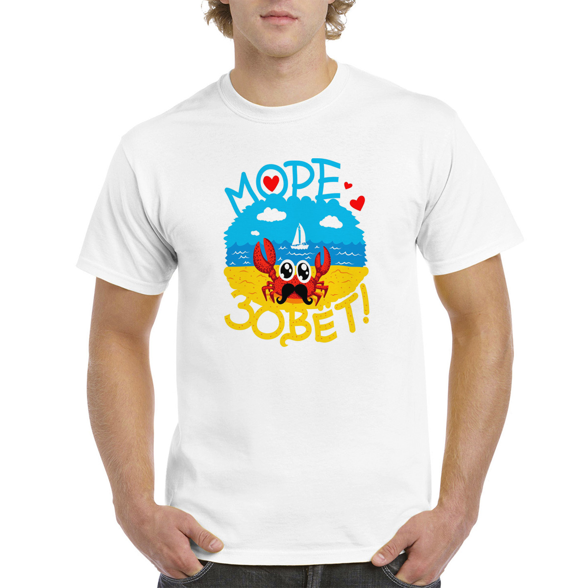 

Футболка унисекс CoolPodarok M0151284 белая 52 RU, Белый, M0151284
