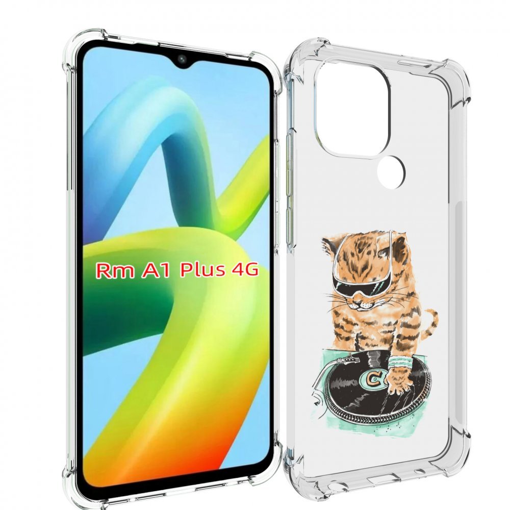 

Чехол MyPads Кот диджей для Xiaomi Redmi A1 Plus +, Прозрачный, Tocco