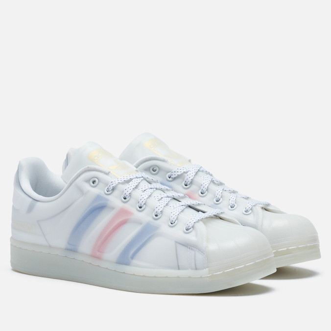 фото Кеды женские adidas superstar futureshell белые 42.5 eu