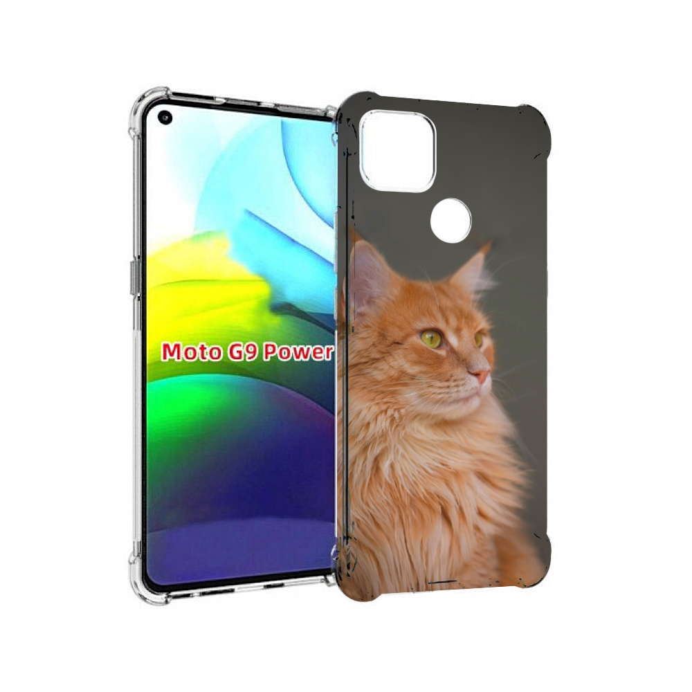 

Чехол MyPads кошка меин кун 1 для Motorola Moto G9 Power, Прозрачный, Tocco