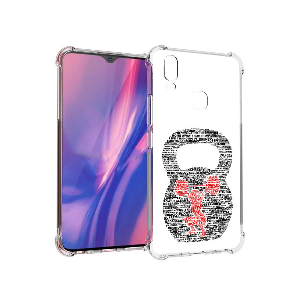 

Чехол MyPads Tocco для Vivo Y11 бодибилдинг гиря из слов (PT144890.422.232), Прозрачный, Tocco