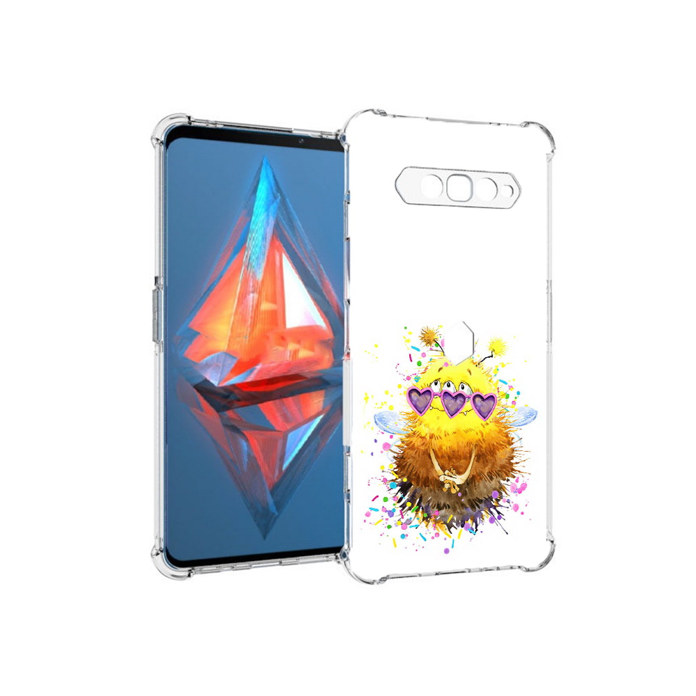 

Чехол MyPads Tocco для Xiaomi Black Shark 4 Пушитый шмель (PT162389.266.143), Прозрачный, Tocco