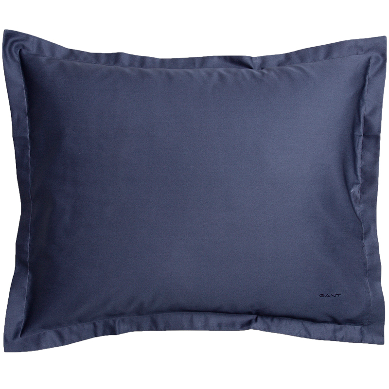 

Наволочка Gant Home Sateen 50x70см, цвет темно-синий