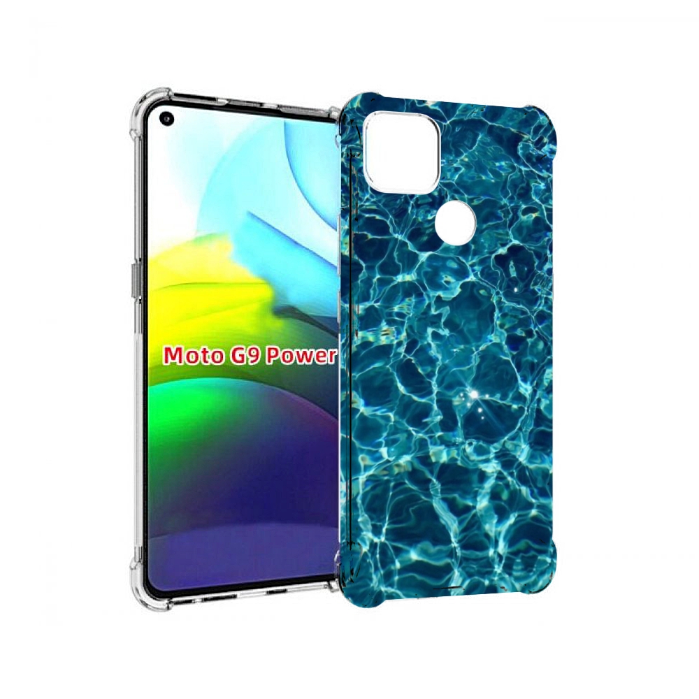 

Чехол MyPads красивая голубая вода для Motorola Moto G9 Power, Прозрачный, Tocco