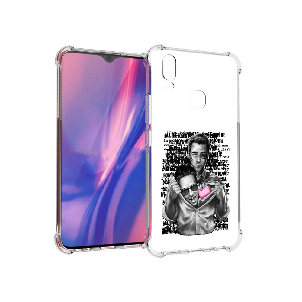 

Чехол MyPads Tocco для Vivo Y11 бойцовский клуб (PT144890.422.242), Прозрачный, Tocco