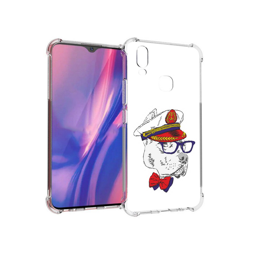 

Чехол MyPads Tocco для Vivo Y11 бульдог (PT144890.422.251), Прозрачный, Tocco