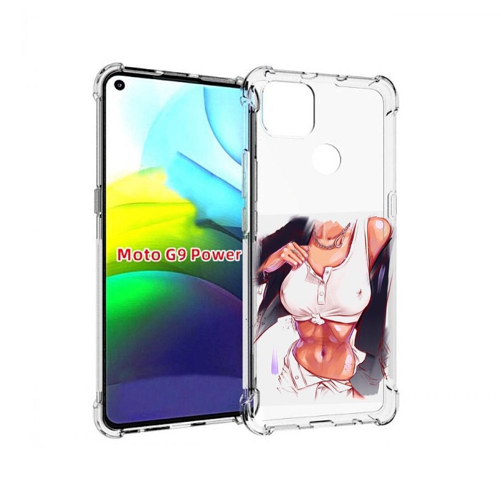 

Чехол MyPads красивая-стройная-модель для Motorola Moto G9 Power, Прозрачный, Tocco