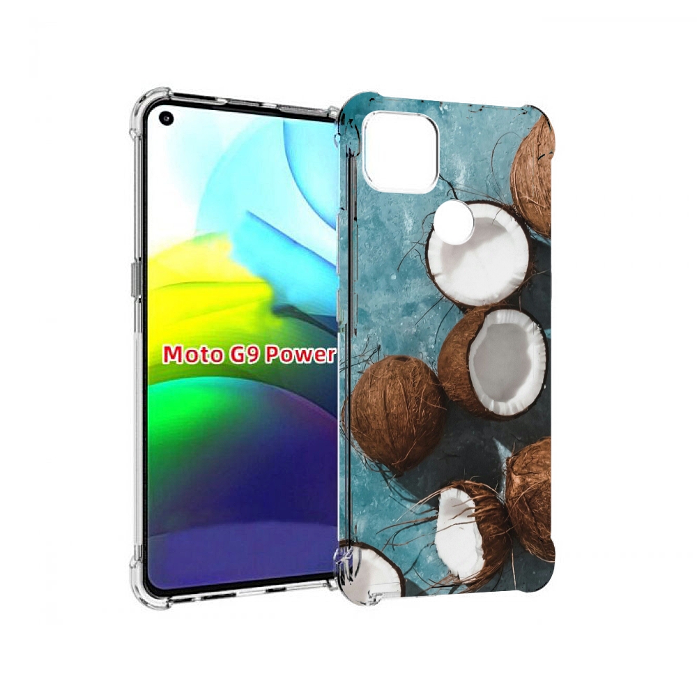 

Чехол MyPads красивые-кокосы для Motorola Moto G9 Power, Прозрачный, Tocco