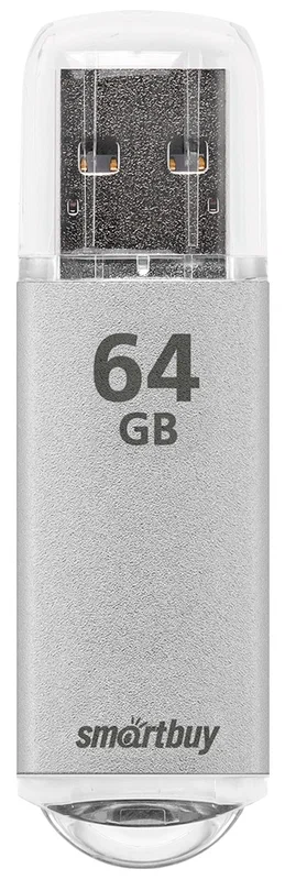 

Флешка SmartBuy V-Cut 64 ГБ серебристый (SB64GBVC-K), V-Cut