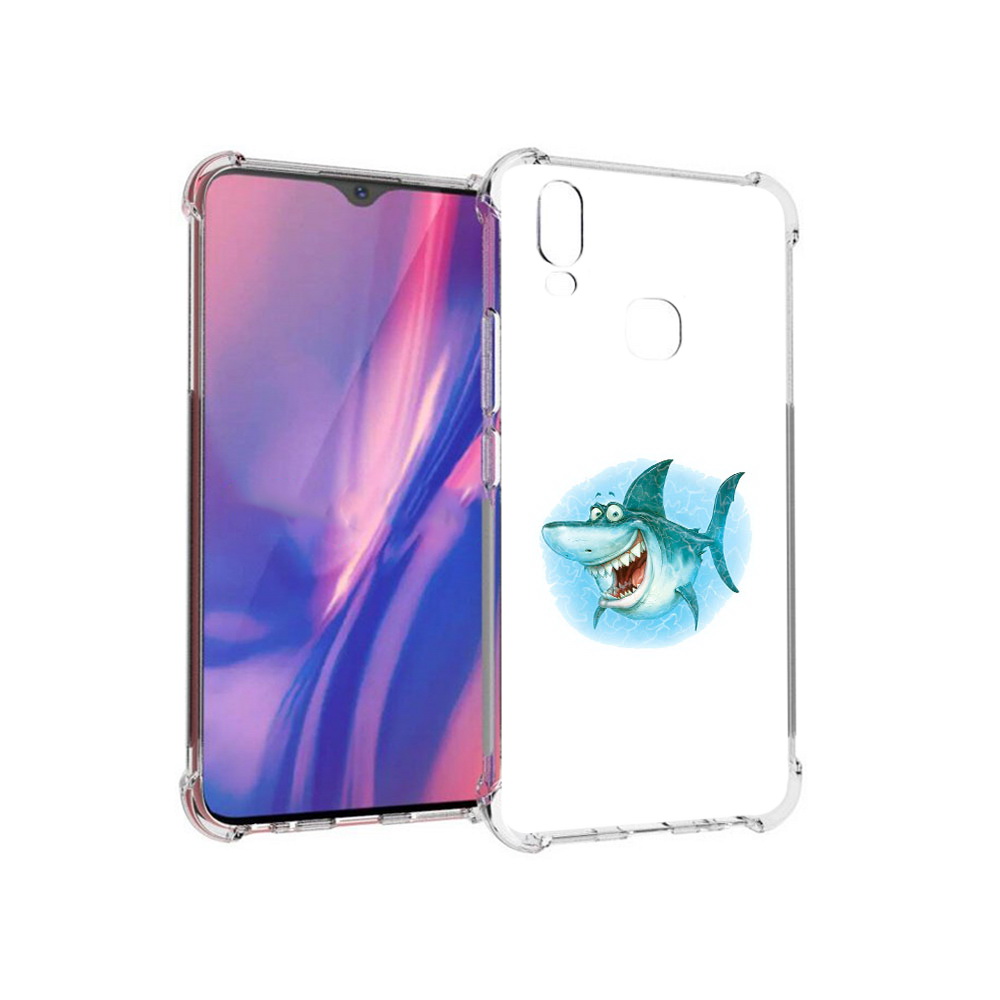 

Чехол MyPads Tocco для Vivo Y11 веселая акула (PT144890.422.261), Прозрачный, Tocco