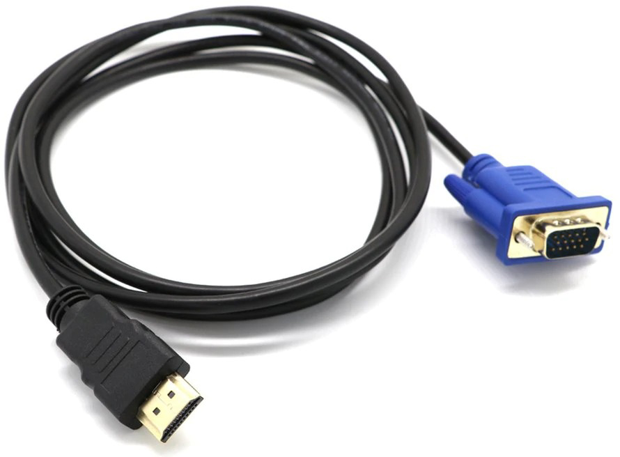 фото Кабель-соединитель gsmin b57 hdmi-vga (10 м) (без активного конвертера) (черный)