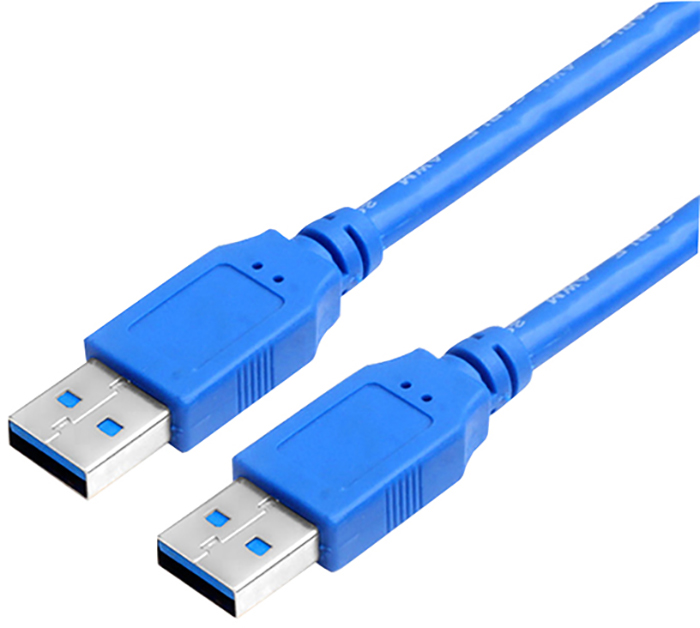 фото Кабель-удлинитель gsmin aa-84 usb 3.0 (m) - usb 3.0 (m) (0,6 м) (синий)