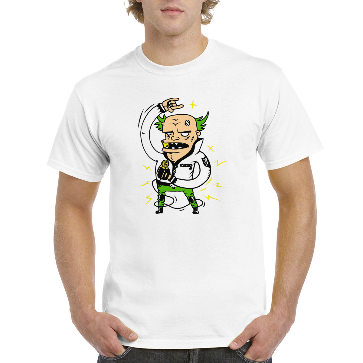 

Футболка унисекс CoolPodarok M0151382 белая 52 RU, Белый, M0151382