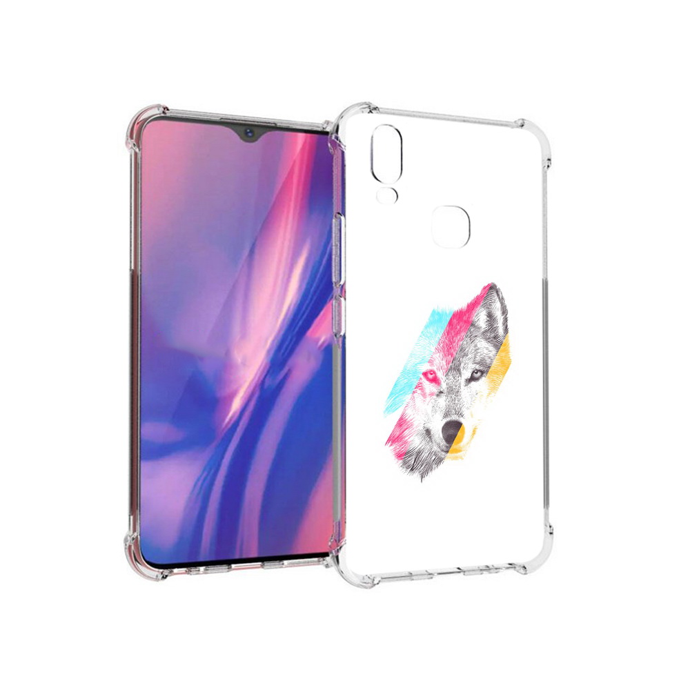 

Чехол MyPads Tocco для Vivo Y11 волк градиент (PT144890.422.268), Прозрачный, Tocco