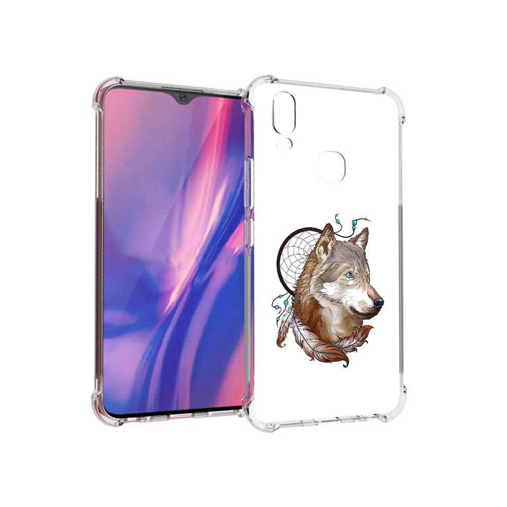 

Чехол MyPads Tocco для Vivo Y11 волк и ловец снов (PT144890.422.269), Прозрачный, Tocco