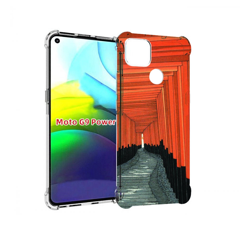 

Чехол MyPads красный коридор для Motorola Moto G9 Power, Прозрачный, Tocco