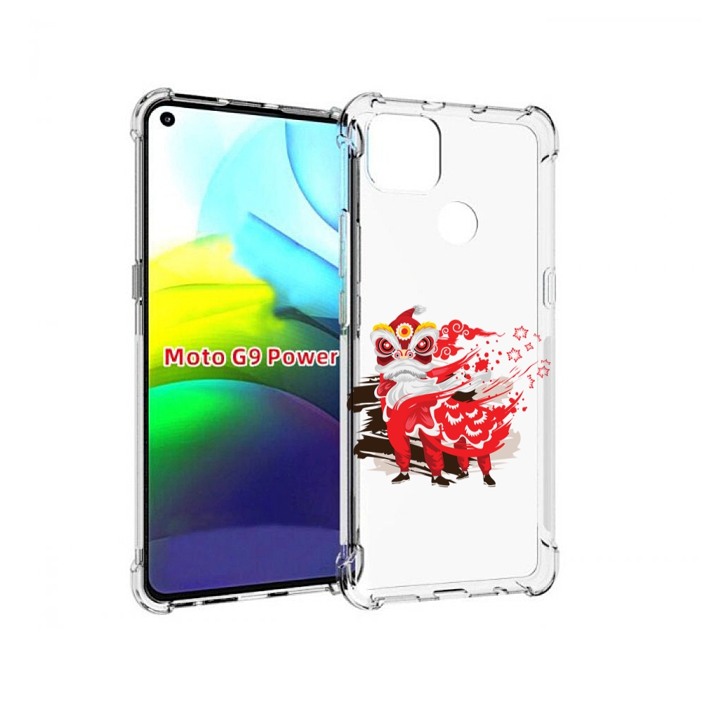 

Чехол MyPads красный-карнавал для Motorola Moto G9 Power, Прозрачный, Tocco