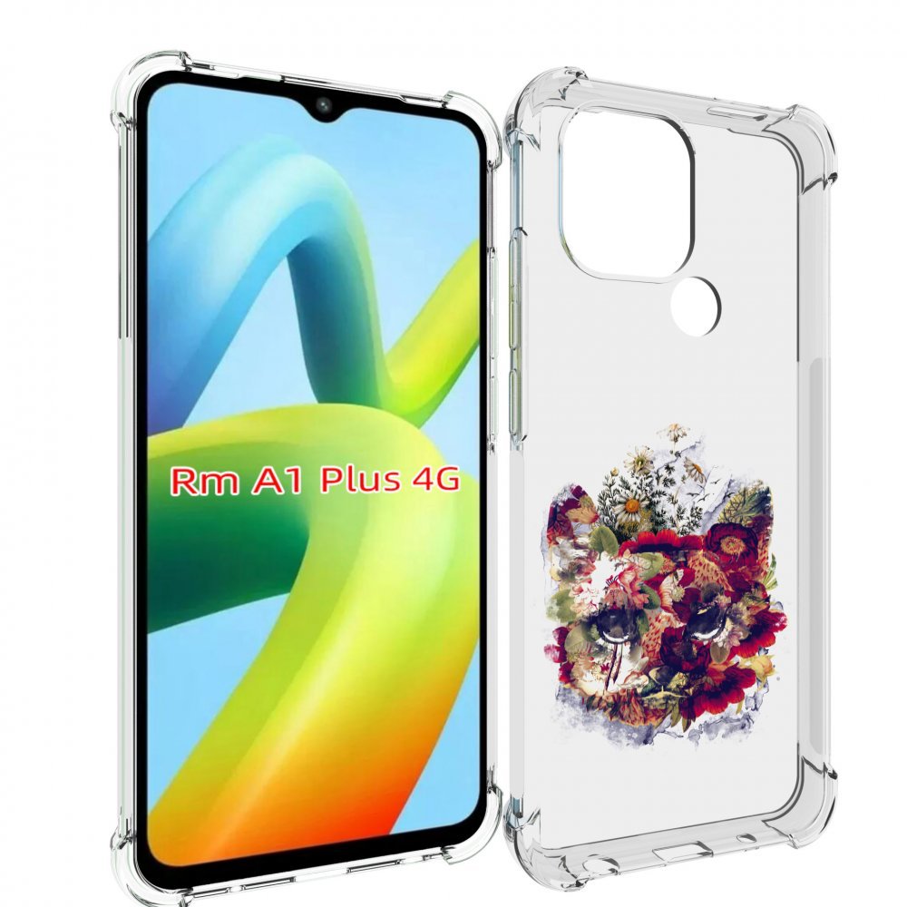

Чехол MyPads Лиса в цветах-2 для Xiaomi Redmi A1 Plus +, Прозрачный, Tocco