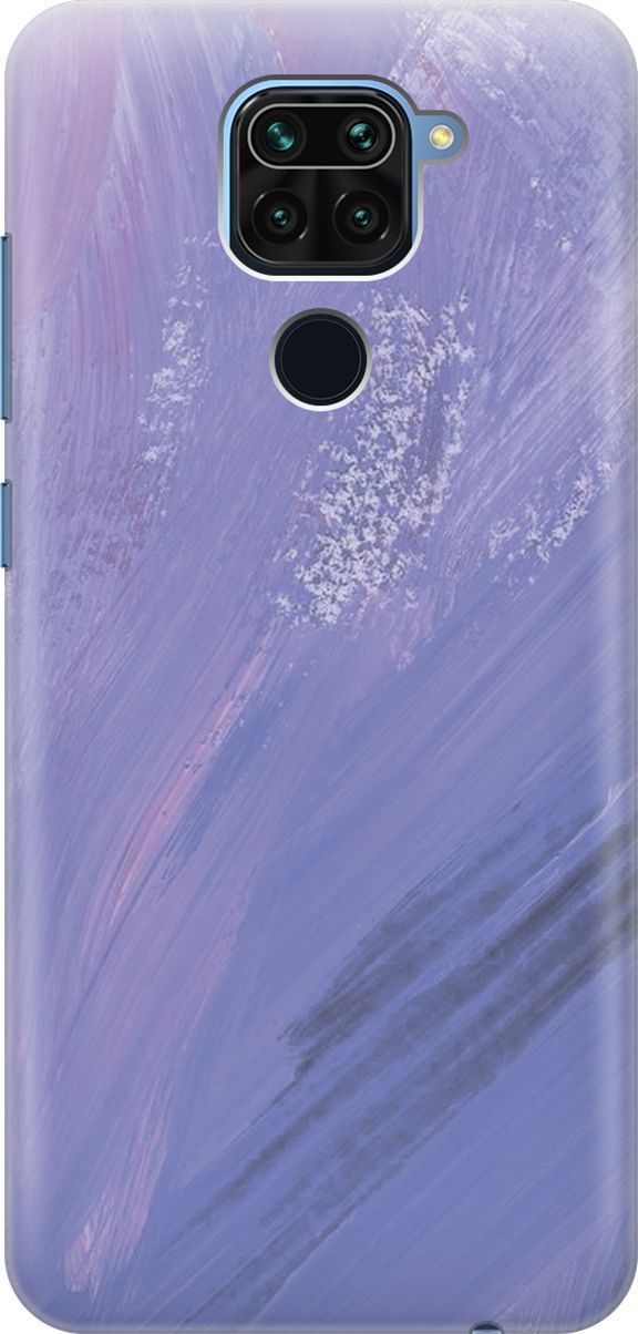 

Силиконовый чехол на Xiaomi Redmi Note 9 "Сиреневые мазки", Серый;фиолетовый, 8075