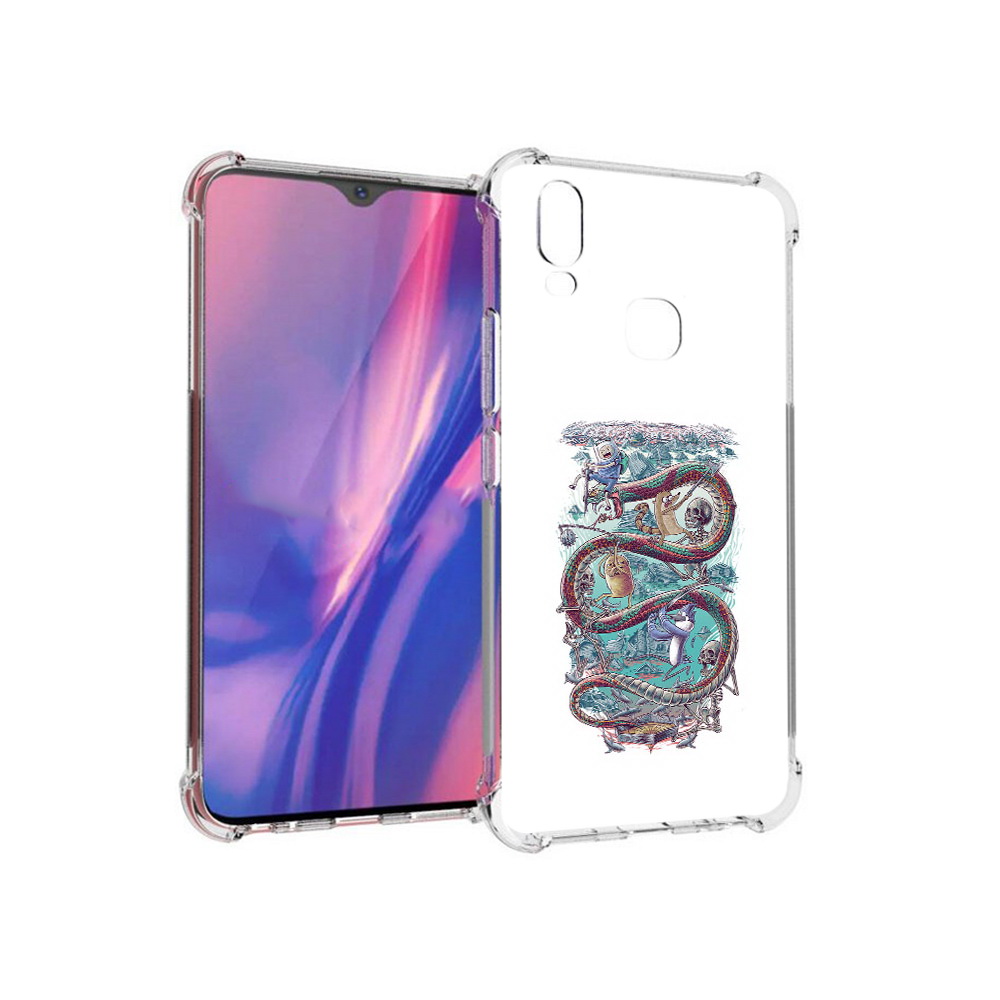 

Чехол MyPads Tocco для Vivo Y11 время приключений страшилка (PT144890.422.280), Прозрачный, Tocco