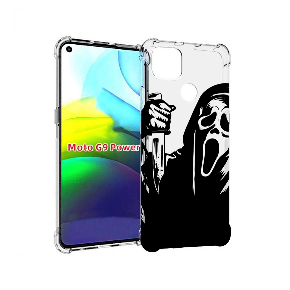 

Чехол MyPads крик-с-ножом для Motorola Moto G9 Power, Прозрачный, Tocco