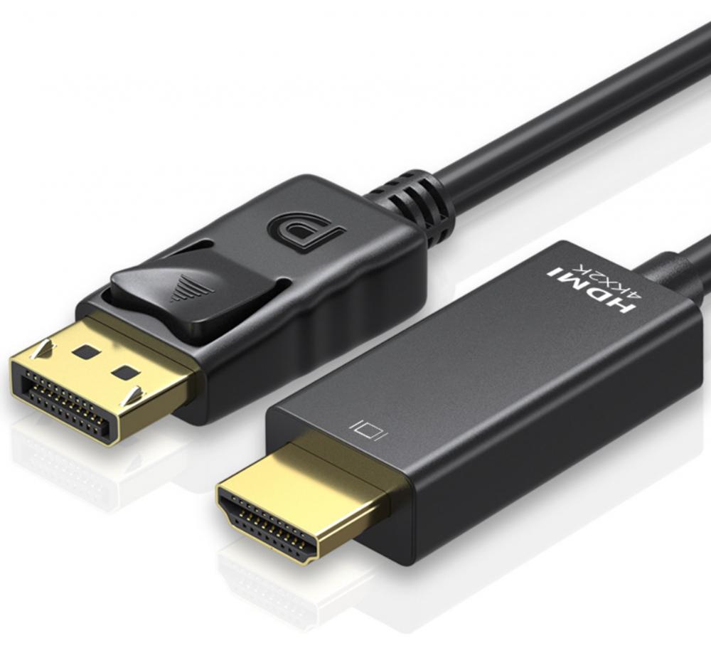 

Кабель-переходник GSMIN VH27 DisplaPort (M) - HDMI (M) (4Kx2K, 3м) (Black)