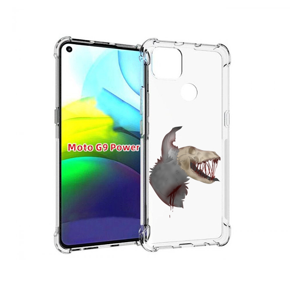 

Чехол MyPads кровавый-череп для Motorola Moto G9 Power, Прозрачный, Tocco