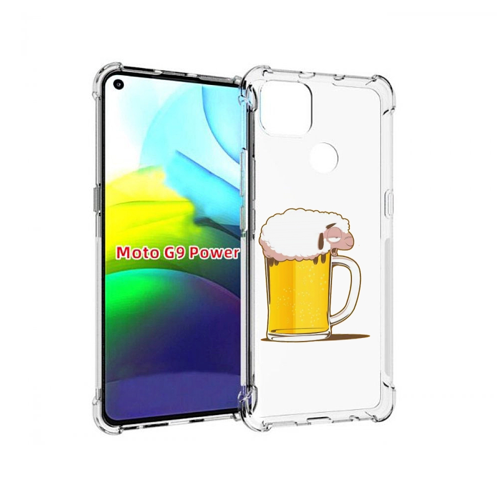 

Чехол MyPads кружка пива для Motorola Moto G9 Power, Прозрачный, Tocco
