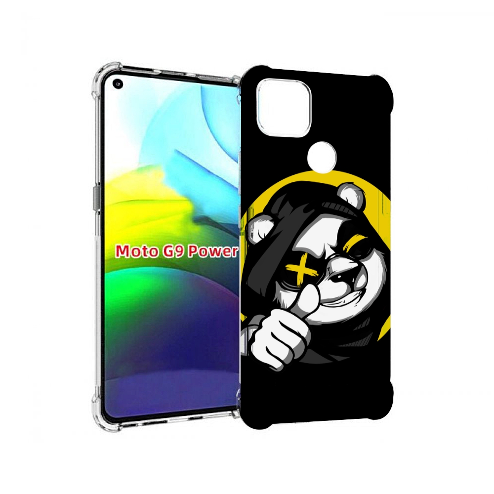 

Чехол MyPads крутая пандочка ок для Motorola Moto G9 Power, Прозрачный, Tocco