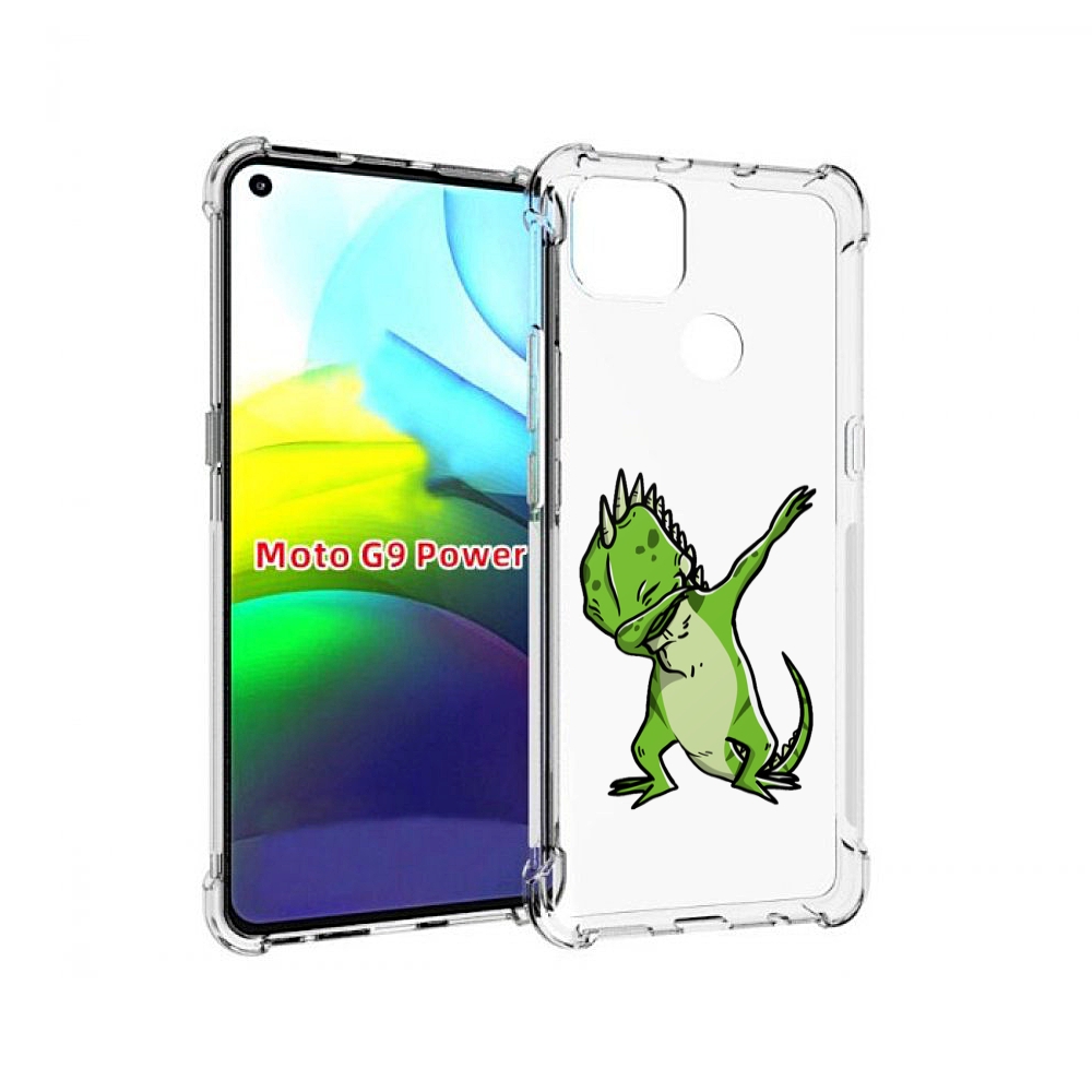 

Чехол MyPads крутая-ящерица для Motorola Moto G9 Power, Прозрачный, Tocco