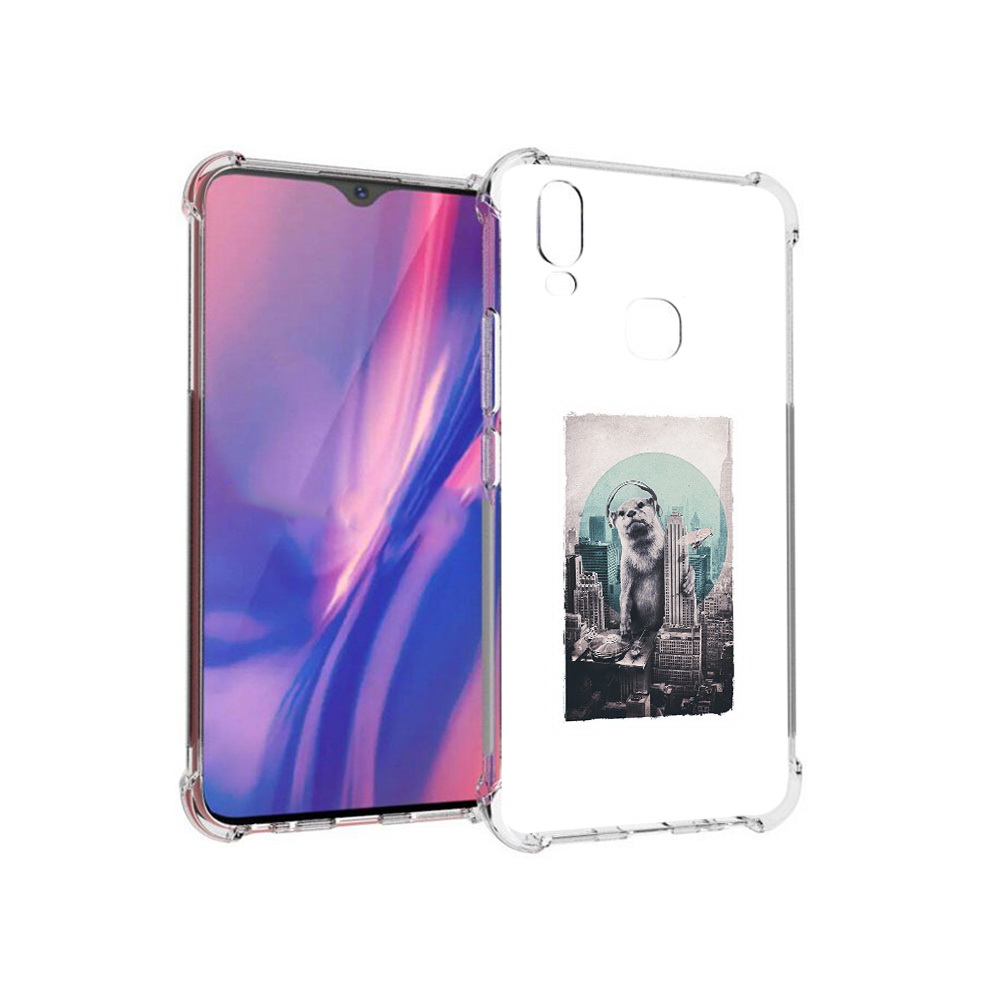 

Чехол MyPads Tocco для Vivo Y11 выдра в городе (PT144890.422.283), Прозрачный, Tocco