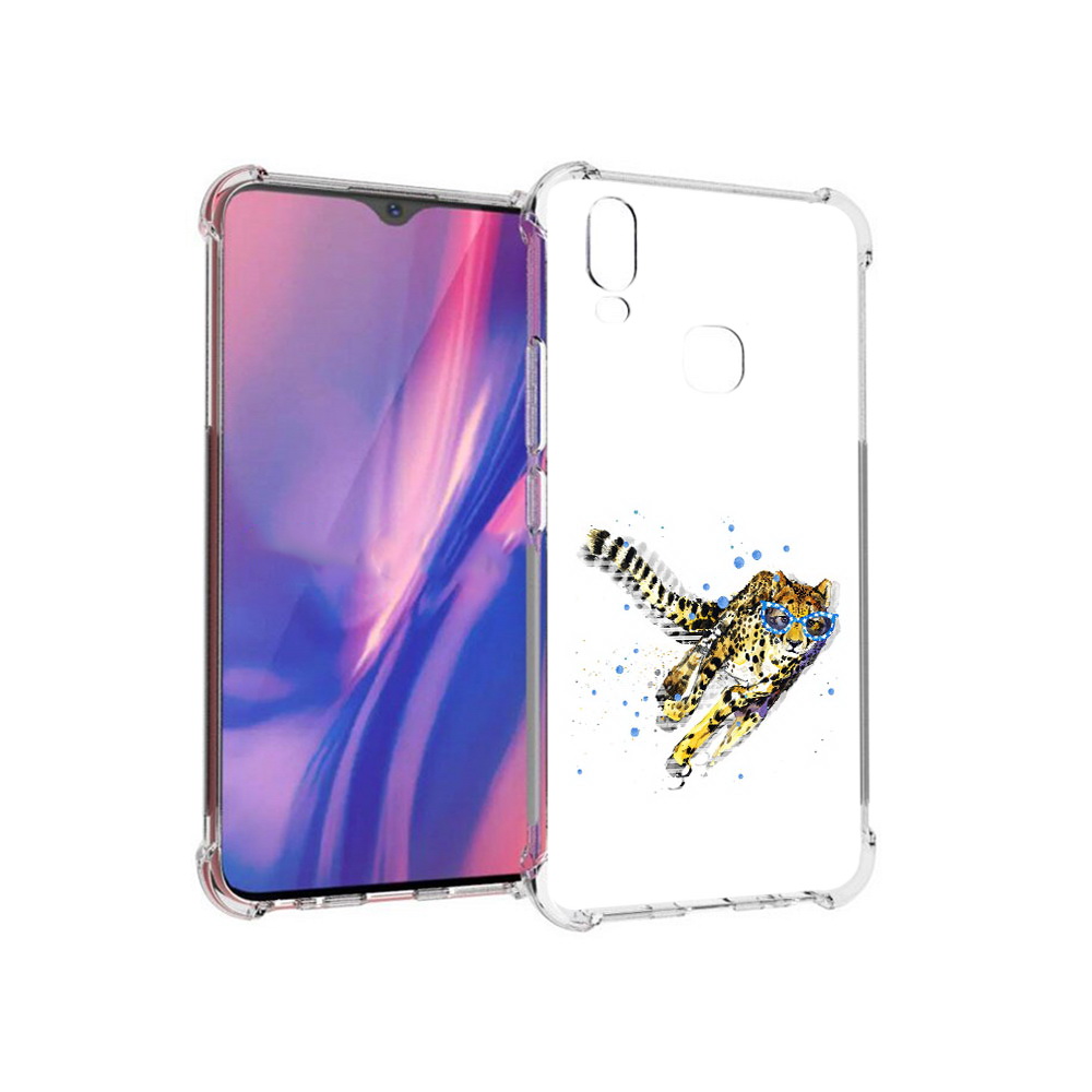 

Чехол MyPads Tocco для Vivo Y11 гепард в очках (PT144890.422.287), Прозрачный, Tocco