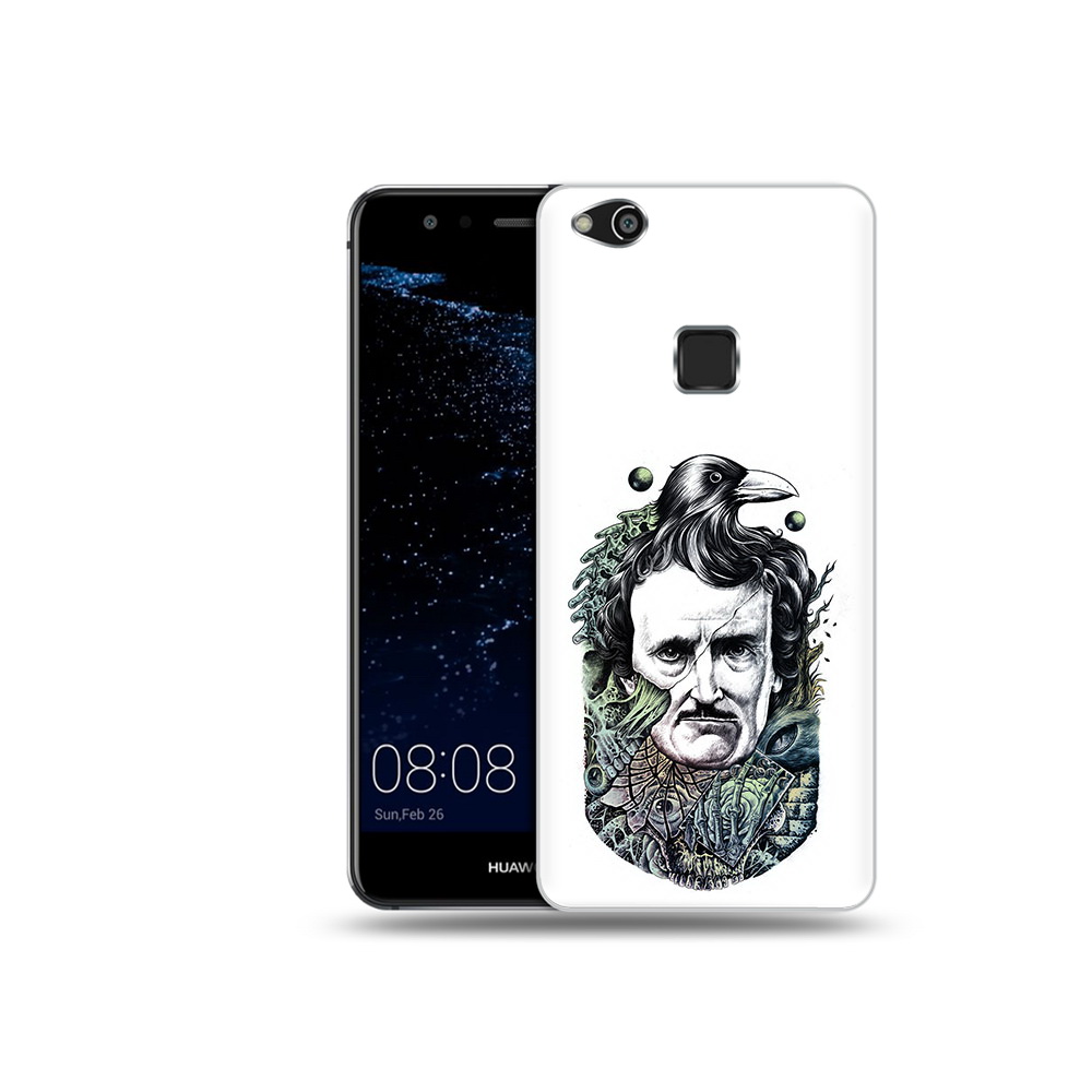 Чехол MyPads Tocco для Huawei P10 Lite Эдгар Аллан с вороном (PT62135.59.203)