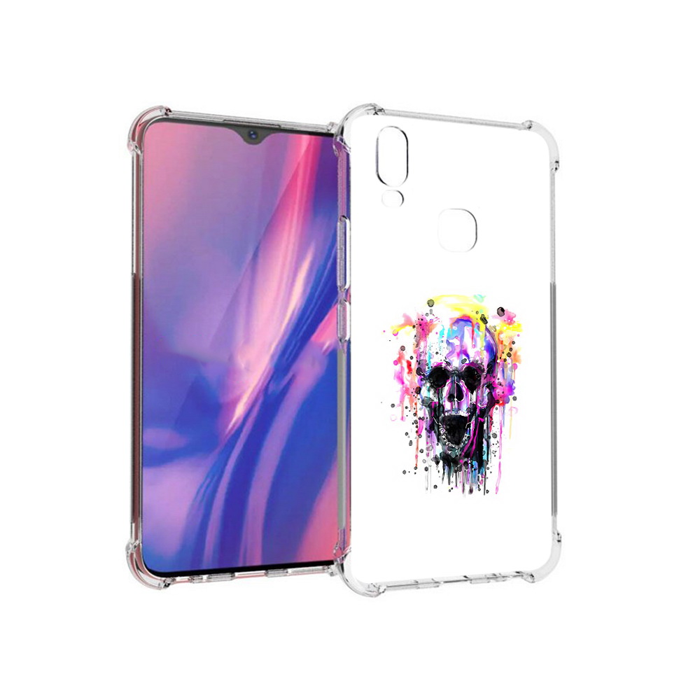 

Чехол MyPads Tocco для Vivo Y11 граффити череп (PT144890.422.298), Прозрачный, Tocco