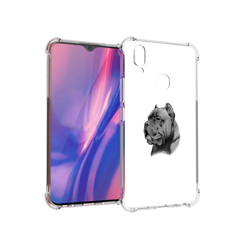 

Чехол MyPads Tocco для Vivo Y11 грозный бульдог (PT144890.422.300), Прозрачный, Tocco