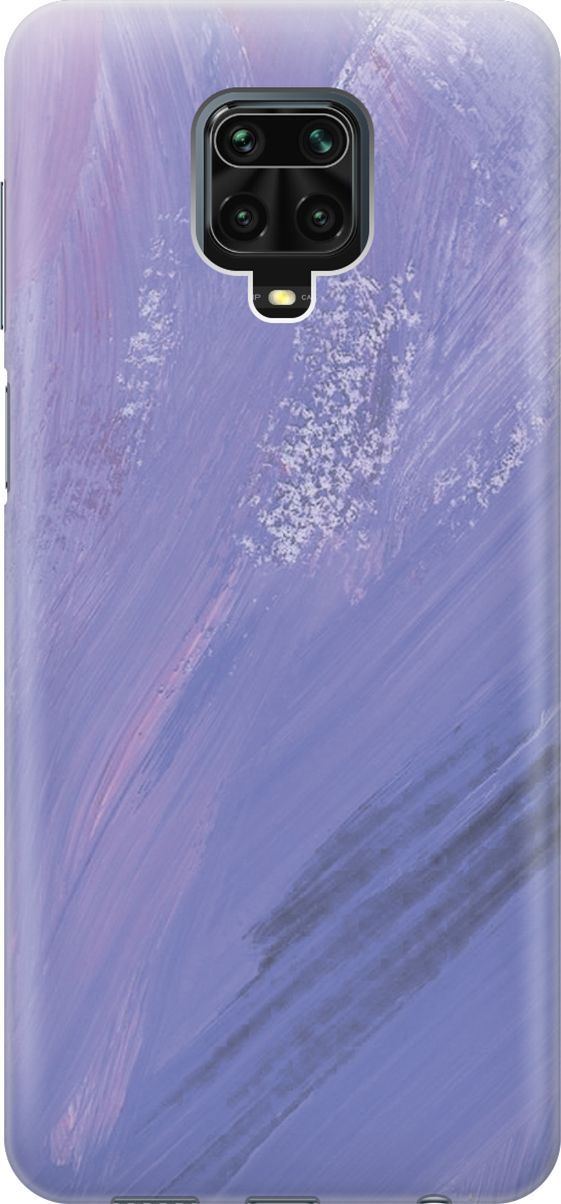 

Чехол на Xiaomi Redmi Note 9s "Сиреневые мазки", Серый;фиолетовый, 8080