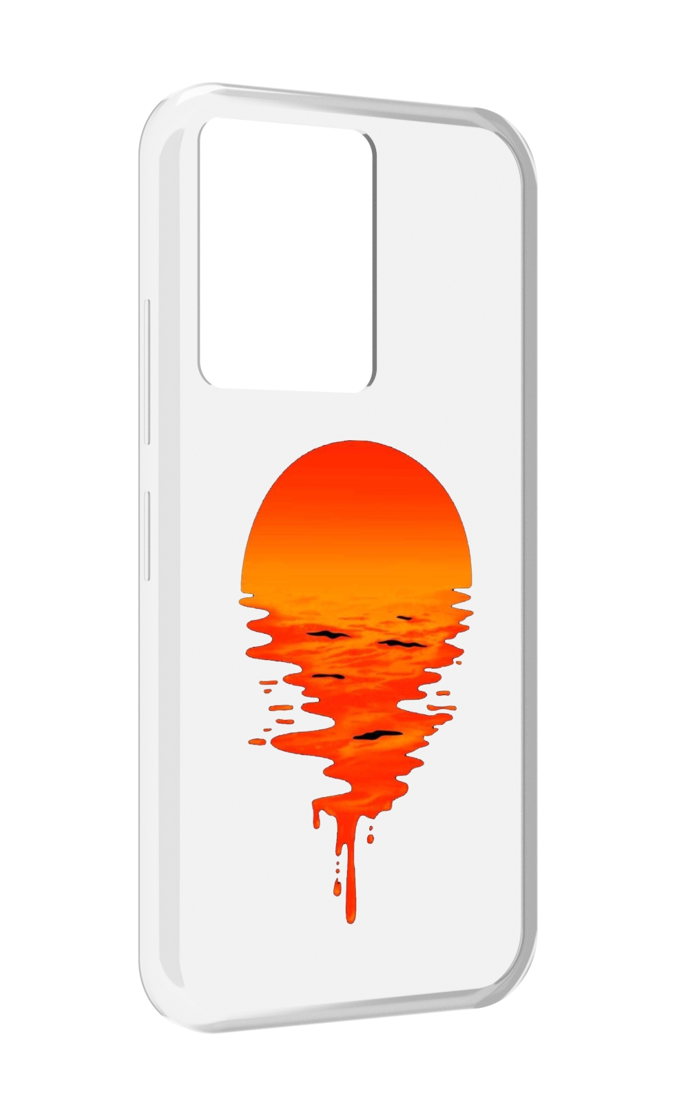 

Чехол MyPads оранжевый закат на воде для Infinix Note 12 5G X671 / Note 12 Pro 5G, Прозрачный, Tocco